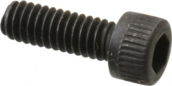 Unbrako - #8-32 UNC Hex Socket Drive, Socket Cap Screw - Alloy Steel, Black Oxide Finish, 1/2" Length Under Head - Americas Industrial Supply