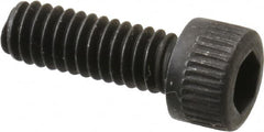 Unbrako - #8-32 UNC Hex Socket Drive, Socket Cap Screw - Alloy Steel, Black Oxide Finish, 1/2" Length Under Head - Americas Industrial Supply