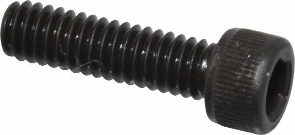 Unbrako - #8-32 UNC Hex Socket Drive, Socket Cap Screw - Alloy Steel, Black Oxide Finish, 5/8" Length Under Head - Americas Industrial Supply