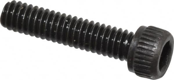 Unbrako - #8-32 UNC Hex Socket Drive, Socket Cap Screw - Alloy Steel, Black Oxide Finish, 3/4" Length Under Head - Americas Industrial Supply