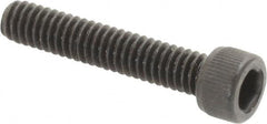 Unbrako - #8-32 UNC Hex Socket Drive, Socket Cap Screw - Alloy Steel, Black Oxide Finish, 7/8" Length Under Head - Americas Industrial Supply