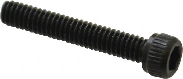 Unbrako - #8-32 UNC Hex Socket Drive, Socket Cap Screw - Alloy Steel, Black Oxide Finish, 1" Length Under Head - Americas Industrial Supply