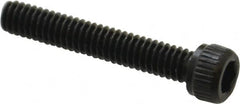 Unbrako - #8-32 UNC Hex Socket Drive, Socket Cap Screw - Alloy Steel, Black Oxide Finish, 1" Length Under Head - Americas Industrial Supply