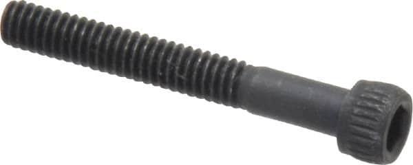 Unbrako - #8-32 UNC Hex Socket Drive, Socket Cap Screw - Alloy Steel, Black Oxide Finish, 1-1/4" Length Under Head - Americas Industrial Supply