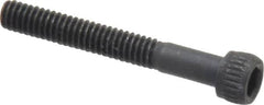 Unbrako - #8-32 UNC Hex Socket Drive, Socket Cap Screw - Alloy Steel, Black Oxide Finish, 1-1/4" Length Under Head - Americas Industrial Supply