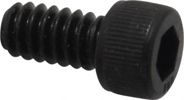 Unbrako - #10-24 UNC Hex Socket Drive, Socket Cap Screw - Alloy Steel, Black Oxide Finish, 3/8" Length Under Head - Americas Industrial Supply