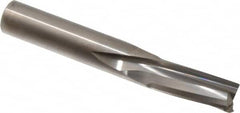 Onsrud - 1/2" Cutting Diam x 1-1/8" Length of Cut, 3 Flute, Downcut Spiral Router Bit - Uncoated, Right Hand Cut, Solid Carbide, 3-1/2" OAL x 1/2" Shank Diam, Three Edge, 10° Helix Angle - Americas Industrial Supply