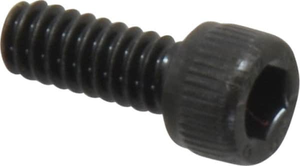 Unbrako - #10-24 UNC Hex Socket Drive, Socket Cap Screw - Alloy Steel, Black Oxide Finish, 1/2" Length Under Head - Americas Industrial Supply