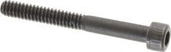 Unbrako - #10-24 UNC Hex Socket Drive, Socket Cap Screw - Alloy Steel, Black Oxide Finish, 1-3/4" Length Under Head - Americas Industrial Supply