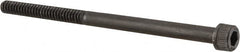 Unbrako - #10-24 UNC Hex Socket Drive, Socket Cap Screw - Alloy Steel, Black Oxide Finish, 3" Length Under Head - Americas Industrial Supply