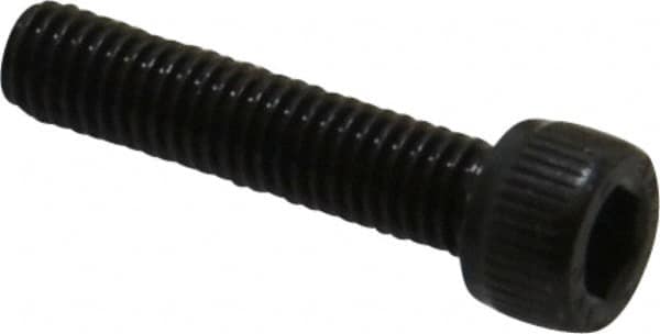 Unbrako - #10-32 UNF Hex Socket Drive, Socket Cap Screw - Alloy Steel, Black Oxide Finish, 7/8" Length Under Head - Americas Industrial Supply