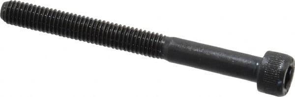 Unbrako - #10-32 UNF Hex Socket Drive, Socket Cap Screw - Alloy Steel, Black Oxide Finish, 2" Length Under Head - Americas Industrial Supply