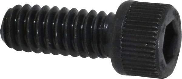 Unbrako - 1/4-20 UNC Hex Socket Drive, Socket Cap Screw - Alloy Steel, Black Oxide Finish, 5/8" Length Under Head - Americas Industrial Supply