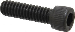 Unbrako - 1/4-20 UNC Hex Socket Drive, Socket Cap Screw - Alloy Steel, Black Oxide Finish, 7/8" Length Under Head - Americas Industrial Supply