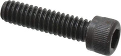 Unbrako - 1/4-20 UNC Hex Socket Drive, Socket Cap Screw - Alloy Steel, Black Oxide Finish, 1" Length Under Head - Americas Industrial Supply
