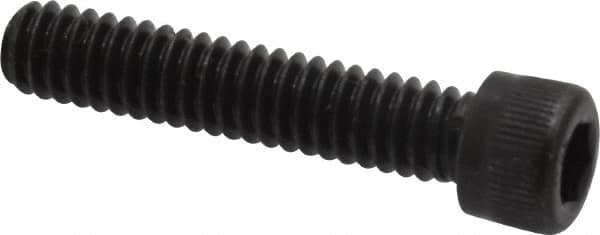 Unbrako - 1/4-20 UNC Hex Socket Drive, Socket Cap Screw - Alloy Steel, Black Oxide Finish, 1-1/4" Length Under Head - Americas Industrial Supply