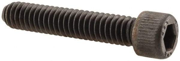 Unbrako - 1/4-20 UNC Hex Socket Drive, Socket Cap Screw - Alloy Steel, Black Oxide Finish, 1-3/8" Length Under Head - Americas Industrial Supply