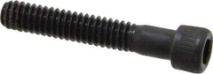 Unbrako - 1/4-20 UNC Hex Socket Drive, Socket Cap Screw - Alloy Steel, Black Oxide Finish, 1-1/2" Length Under Head - Americas Industrial Supply