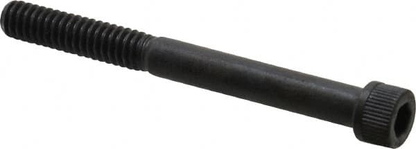 Unbrako - 1/4-20 UNC Hex Socket Drive, Socket Cap Screw - Alloy Steel, Black Oxide Finish, 2-1/2" Length Under Head - Americas Industrial Supply