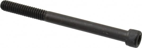 Unbrako - 1/4-20 UNC Hex Socket Drive, Socket Cap Screw - Alloy Steel, Black Oxide Finish, 3" Length Under Head - Americas Industrial Supply
