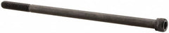 Unbrako - 1/4-20 UNC Hex Socket Drive, Socket Cap Screw - Alloy Steel, Black Oxide Finish, 5" Length Under Head - Americas Industrial Supply