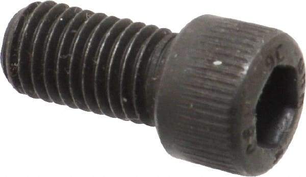 Unbrako - 1/4-28 UNF Hex Socket Drive, Socket Cap Screw - Alloy Steel, Black Oxide Finish, 1/2" Length Under Head - Americas Industrial Supply