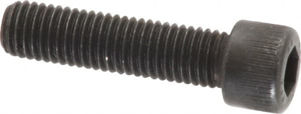 Unbrako - 1/4-28 UNF Hex Socket Drive, Socket Cap Screw - Alloy Steel, Black Oxide Finish, 1" Length Under Head - Americas Industrial Supply