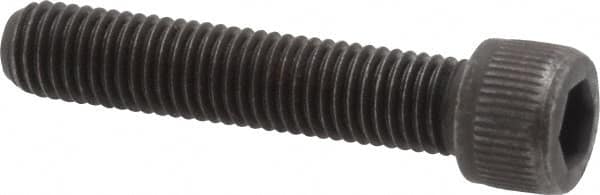 Unbrako - 1/4-28 UNF Hex Socket Drive, Socket Cap Screw - Alloy Steel, Black Oxide Finish, 1-1/4" Length Under Head - Americas Industrial Supply