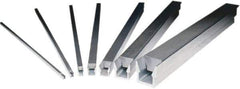 Mitee-Bite - 1/4" Width, Aluminum, Wedge Clamp Stock - Channel Shaped - Americas Industrial Supply