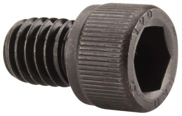 Unbrako - 3/8-16 UNC Hex Socket Drive, Socket Cap Screw - Alloy Steel, Black Oxide Finish, 1/2" Length Under Head - Americas Industrial Supply