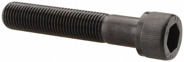 Unbrako - 3/8-24 UNF Hex Socket Drive, Socket Cap Screw - Alloy Steel, Black Oxide Finish, 2" Length Under Head - Americas Industrial Supply