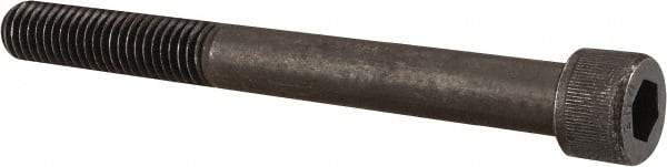 Unbrako - 1/2-13 UNC Hex Socket Drive, Socket Cap Screw - Alloy Steel, Black Oxide Finish, 4-1/2" Length Under Head - Americas Industrial Supply