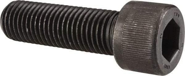 Unbrako - 1-8 UNC Hex Socket Drive, Socket Cap Screw - Alloy Steel, Black Oxide Finish, 3-1/4" Length Under Head - Americas Industrial Supply