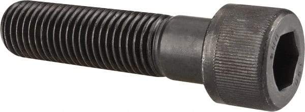 Unbrako - 1-8 UNC Hex Socket Drive, Socket Cap Screw - Alloy Steel, Black Oxide Finish, 4" Length Under Head - Americas Industrial Supply