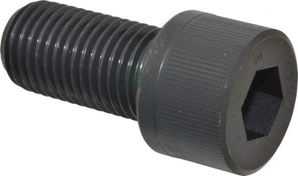 Unbrako - 1-1/4 - 7 UNC Hex Socket Drive, Socket Cap Screw - Alloy Steel, Black Oxide Finish, 2-1/2" Length Under Head - Americas Industrial Supply