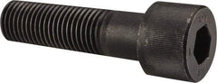 Unbrako - 1-1/4 - 7 UNC Hex Socket Drive, Socket Cap Screw - Alloy Steel, Black Oxide Finish, 4-1/2" Length Under Head - Americas Industrial Supply