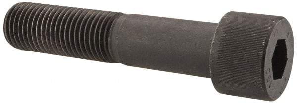Unbrako - 1-1/4 - 7 UNC Hex Socket Drive, Socket Cap Screw - Alloy Steel, Black Oxide Finish, 6" Length Under Head - Americas Industrial Supply
