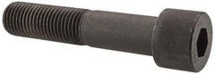 Unbrako - 1-1/4 - 7 UNC Hex Socket Drive, Socket Cap Screw - Alloy Steel, Black Oxide Finish, 6" Length Under Head - Americas Industrial Supply