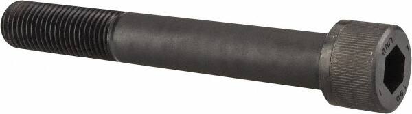 Unbrako - 1-1/4 - 7 UNC Hex Socket Drive, Socket Cap Screw - Alloy Steel, Black Oxide Finish, 9" Length Under Head - Americas Industrial Supply