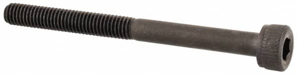 Unbrako - M3x0.50 Metric Coarse Hex Socket Drive, Socket Cap Screw - Grade 12.9 Alloy Steel, Black Oxide Finish, 35mm Length Under Head - Americas Industrial Supply