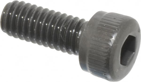 Unbrako - M4x0.70 Metric Coarse Hex Socket Drive, Socket Cap Screw - Grade 12.9 Alloy Steel, Black Oxide Finish, 10mm Length Under Head - Americas Industrial Supply