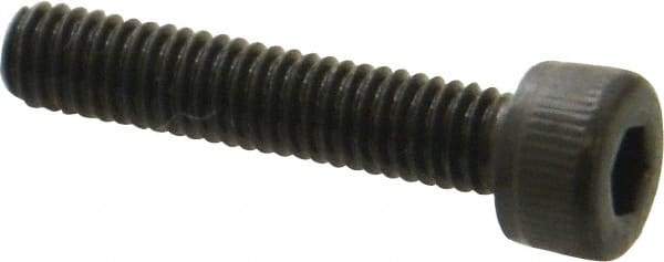 Unbrako - M4x0.70 Metric Coarse Hex Socket Drive, Socket Cap Screw - Grade 12.9 Alloy Steel, Black Oxide Finish, 20mm Length Under Head - Americas Industrial Supply