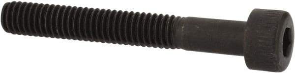 Unbrako - M4x0.70 Metric Coarse Hex Socket Drive, Socket Cap Screw - Grade 12.9 Alloy Steel, Black Oxide Finish, 30mm Length Under Head - Americas Industrial Supply