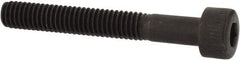 Unbrako - M4x0.70 Metric Coarse Hex Socket Drive, Socket Cap Screw - Grade 12.9 Alloy Steel, Black Oxide Finish, 30mm Length Under Head - Americas Industrial Supply