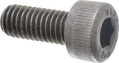 Unbrako - M5x0.80 Metric Coarse Hex Socket Drive, Socket Cap Screw - Grade 12.9 Alloy Steel, Black Oxide Finish, 12mm Length Under Head - Americas Industrial Supply