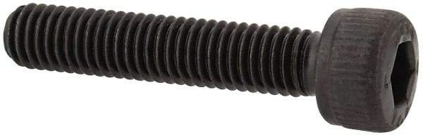 Unbrako - M5x0.80 Metric Coarse Hex Socket Drive, Socket Cap Screw - Grade 12.9 Alloy Steel, Black Oxide Finish, 25mm Length Under Head - Americas Industrial Supply
