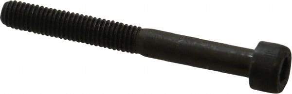 Unbrako - M5x0.80 Metric Coarse Hex Socket Drive, Socket Cap Screw - Grade 12.9 Alloy Steel, Black Oxide Finish, 45mm Length Under Head - Americas Industrial Supply