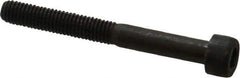 Unbrako - M5x0.80 Metric Coarse Hex Socket Drive, Socket Cap Screw - Grade 12.9 Alloy Steel, Black Oxide Finish, 45mm Length Under Head - Americas Industrial Supply