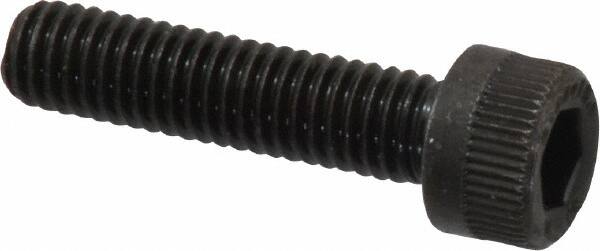 Unbrako - M6x1.00 Metric Coarse Hex Socket Drive, Socket Cap Screw - Grade 12.9 Alloy Steel, Black Oxide Finish, 25mm Length Under Head - Americas Industrial Supply