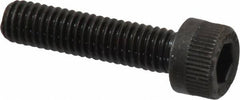 Unbrako - M6x1.00 Metric Coarse Hex Socket Drive, Socket Cap Screw - Grade 12.9 Alloy Steel, Black Oxide Finish, 25mm Length Under Head - Americas Industrial Supply